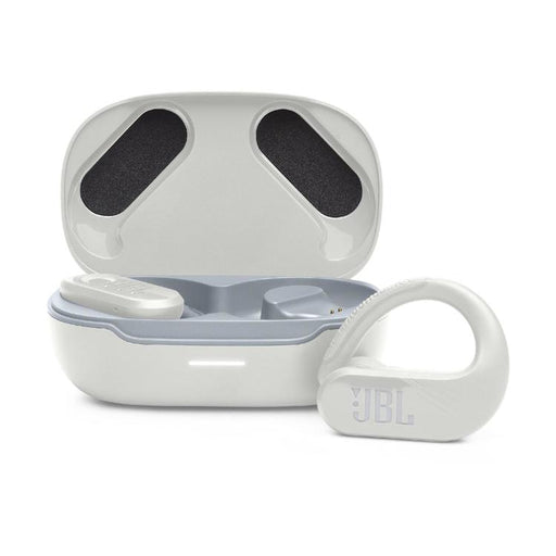 JBL Endurance Peak III | Écouteurs Sport intra-auriculaires - 100% Sans fil - Étanche - Conception Powerhook - Blanc-SONXPLUS Thetford Mines