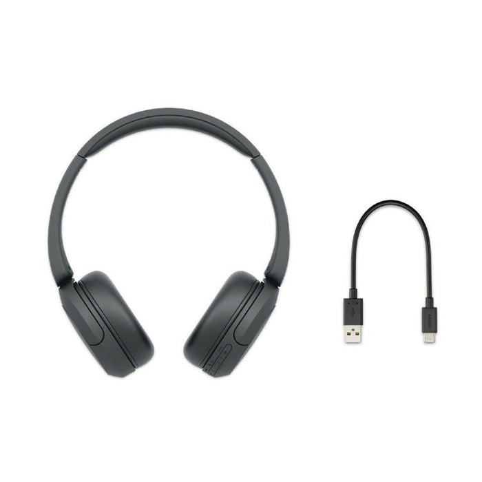 Sony WH-CH520 | Écouteurs supra-auriculaires - Sans fil - Bluetooth - Jusqu'à 50 heures d'autonomie - Noir-SONXPLUS.com