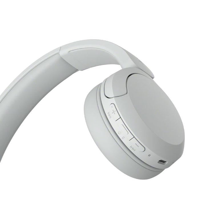 Sony WH-CH520 | Écouteurs supra-auriculaires - Sans fil - Bluetooth - Jusqu'à 50 heures d'autonomie - Blanc-SONXPLUS.com