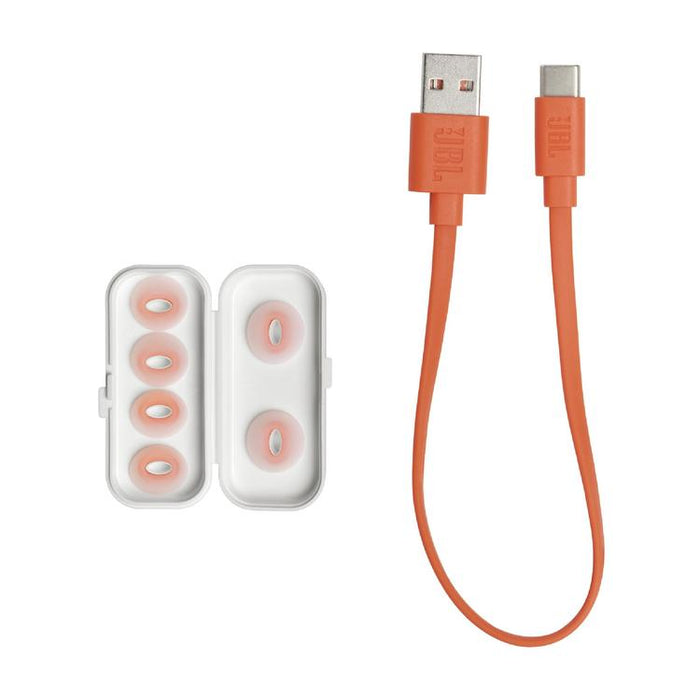 JBL Tune Flex | In-Ear Headphones - 100% Wireless - Bluetooth - Noise reduction - Stick-open design - IPX4 - White-SONXPLUS.com