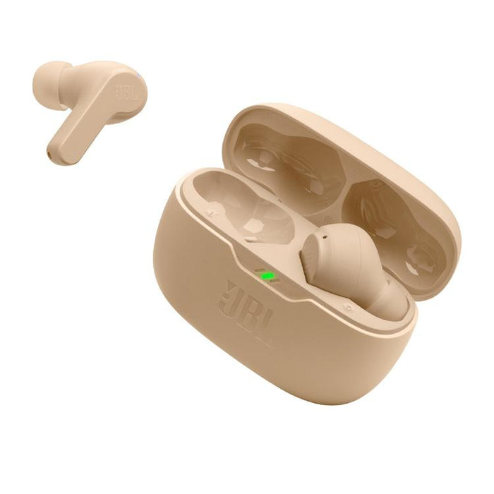 JBL Vibe Beam | In-Ear Headphones - Wireless - Bluetooth - Smart Ambient Technology - Beige-SONXPLUS.com