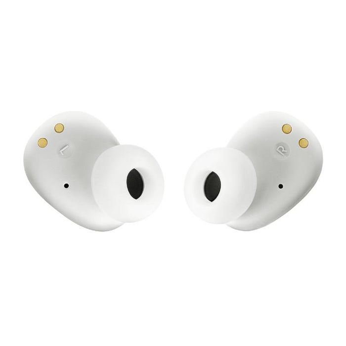 JBL Vibe Buds | Écouteurs intra-auriculaires - Sans fil - Bluetooth - Technologie Smart Ambient - Blanc-SONXPLUS.com