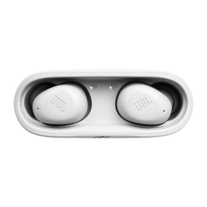 JBL Vibe Buds | Écouteurs intra-auriculaires - Sans fil - Bluetooth - Technologie Smart Ambient - Blanc-SONXPLUS.com