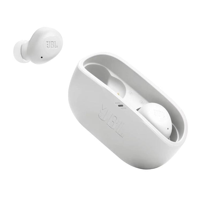 JBL Vibe Buds | Écouteurs intra-auriculaires - Sans fil - Bluetooth - Technologie Smart Ambient - Blanc-SONXPLUS.com