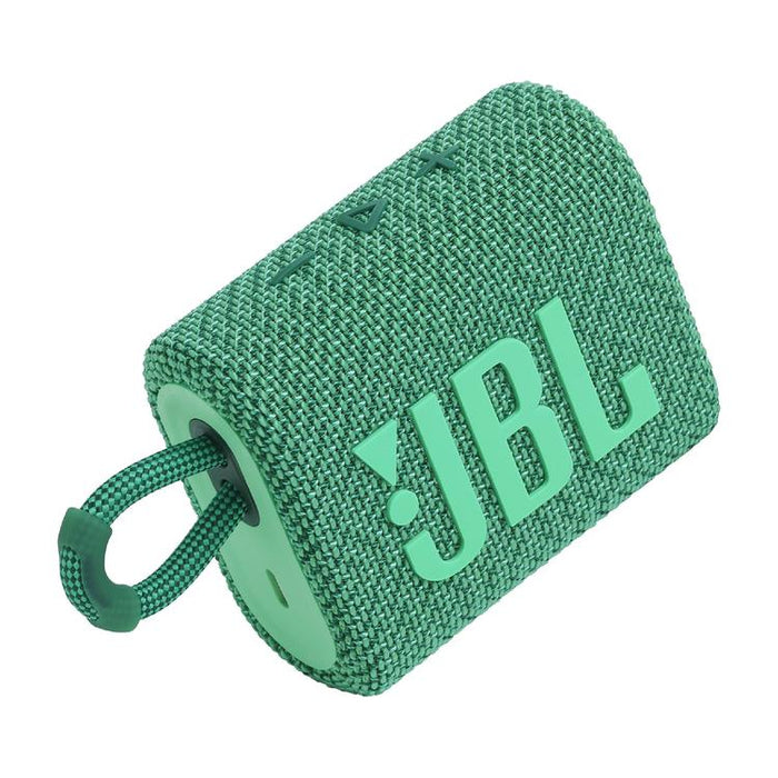 JBL Go 3 Eco | Mini Haut-parleur - Ultra-portable - Bluetooth - IP67 - Vert-SONXPLUS.com