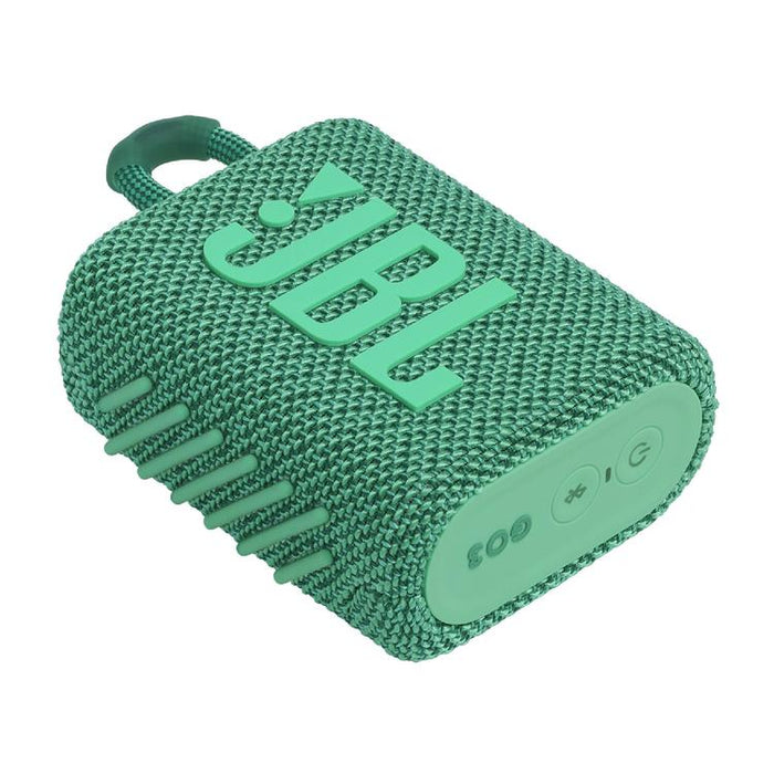 JBL Go 3 Eco | Mini Haut-parleur - Ultra-portable - Bluetooth - IP67 - Vert-SONXPLUS.com