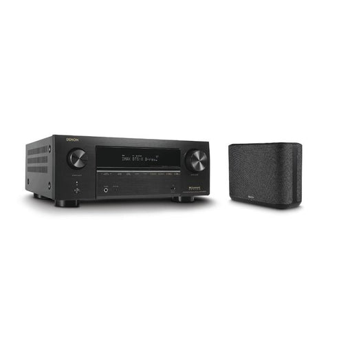 Denon AVRX3800H & HOME250 | Récepteur AV 9 canaux et haut-parleur sans-fil - Cinéma maison - Auro 3D - 8K - HEOS - Noir-SONXPLUS Thetford Mines