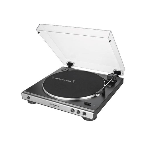 Audio Technica AT-LP60X-GM | Table tournante Stéréo - Entraînement par courroie - Entièrement automatique - Métal Gun-SONXPLUS Thetford Mines