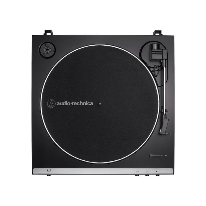 Audio Technica AT-LP60X-GM | Table tournante Stéréo - Entraînement par courroie - Entièrement automatique - Métal Gun-SONXPLUS Thetford Mines