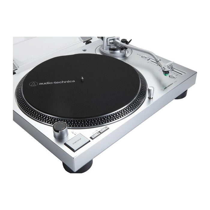 Audio Technica AT-LP120XUSB-SV | Table tournante - Entraînement direct - Analogique et USB - Argent-SONXPLUS Thetford Mines