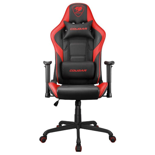 Cougar Armor Elite 300219 | Chaise de jeu - Ergonomique et réglable - Cuir PVC - Noir/Rouge-SONXPLUS Thetford Mines