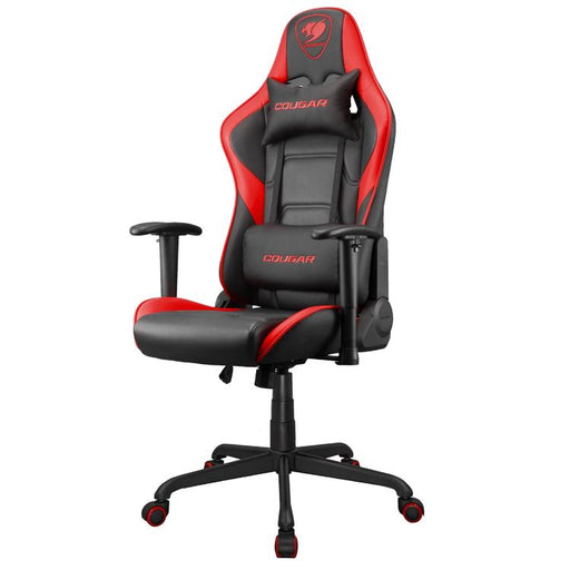 Cougar Armor Elite 300219 | Chaise de jeu - Ergonomique et réglable - Cuir PVC - Noir/Rouge-SONXPLUS Thetford Mines