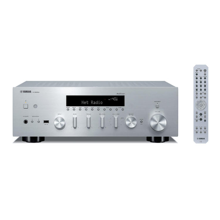 Yamaha R-N600A | Récepteur réseau/stéréo - MusicCast - Bluetooth - Wi-Fi - AirPlay 2 - Argent-SONXPLUS Thetford Mines