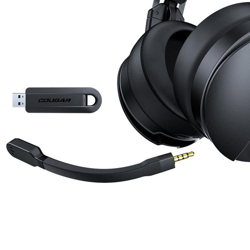 Cougar Omnes Essential | Casque de jeu sans fil - Microphone intégré - Éclairage RGB - Noir-SONXPLUS Thetford Mines