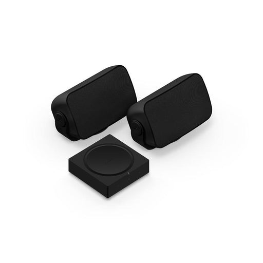 Sonos | Ensemble extérieur - Amp avec 2 Haut-parleurs Outdoor par Sonos et Sonance - Noir-SONXPLUS Thetford Mines