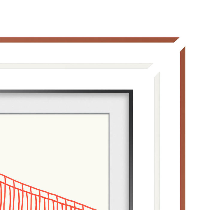 Samsung VG-SCFA55TRCZA | Contour pour téléviseur 55" The Frame - Rouge Brique-SONXPLUS Thetford Mines