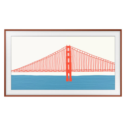 Samsung VG-SCFA65TRCZA | Contour pour téléviseur 65" The Frame - Rouge Brique-SONXPLUS Thetford Mines