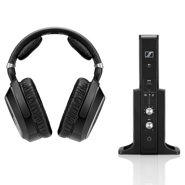 Sennheiser RS 195 | Circumaural Wireless TV Headphones - Black-SONXPLUS.com
