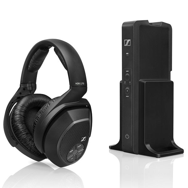 Sennheiser RS 175 | Circumaural Wireless TV Headphones - Stereo - Black-SONXPLUS.com