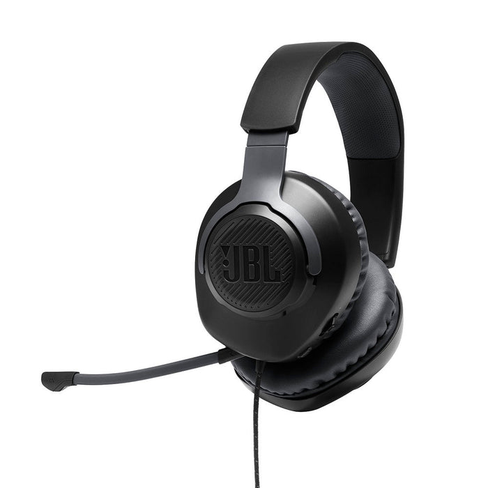 JBL Quantum 100 | Casque de jeu filaire circum-auriculaire - Noir-SONXPLUS.com