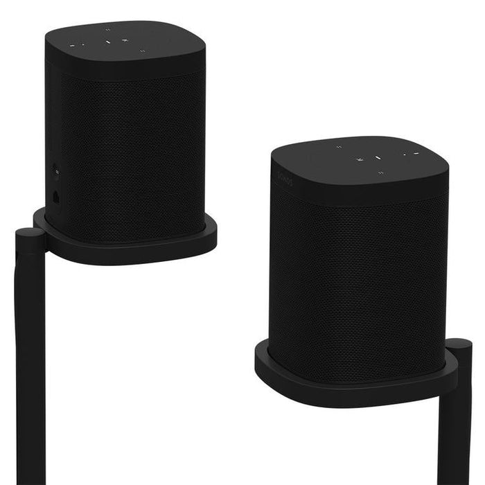 Sonos SS1FSWW1BLK | Stand for Sonos One and One SL Speakers - Black - Pair-SONXPLUS.com
