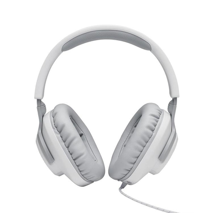 JBL Quantum 100 | Casque de jeu filaire circum-auriculaire - Blanc-SONXPLUS.com