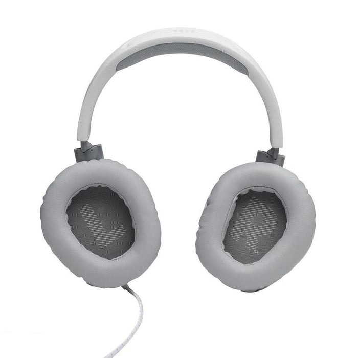 JBL Quantum 100 | Casque de jeu filaire circum-auriculaire - Blanc-SONXPLUS.com