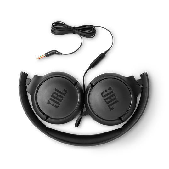 JBL Tune 500 | Wired on-ear headphones - Black-SONXPLUS.com